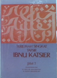 Terjemah Singkat Tafsir Ibnu Katsie jilid 7r